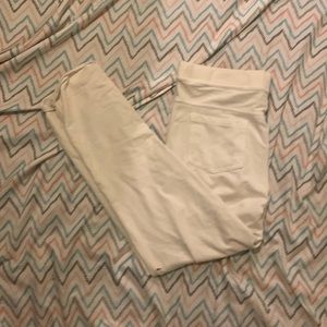 Jeggings white size 12 or large